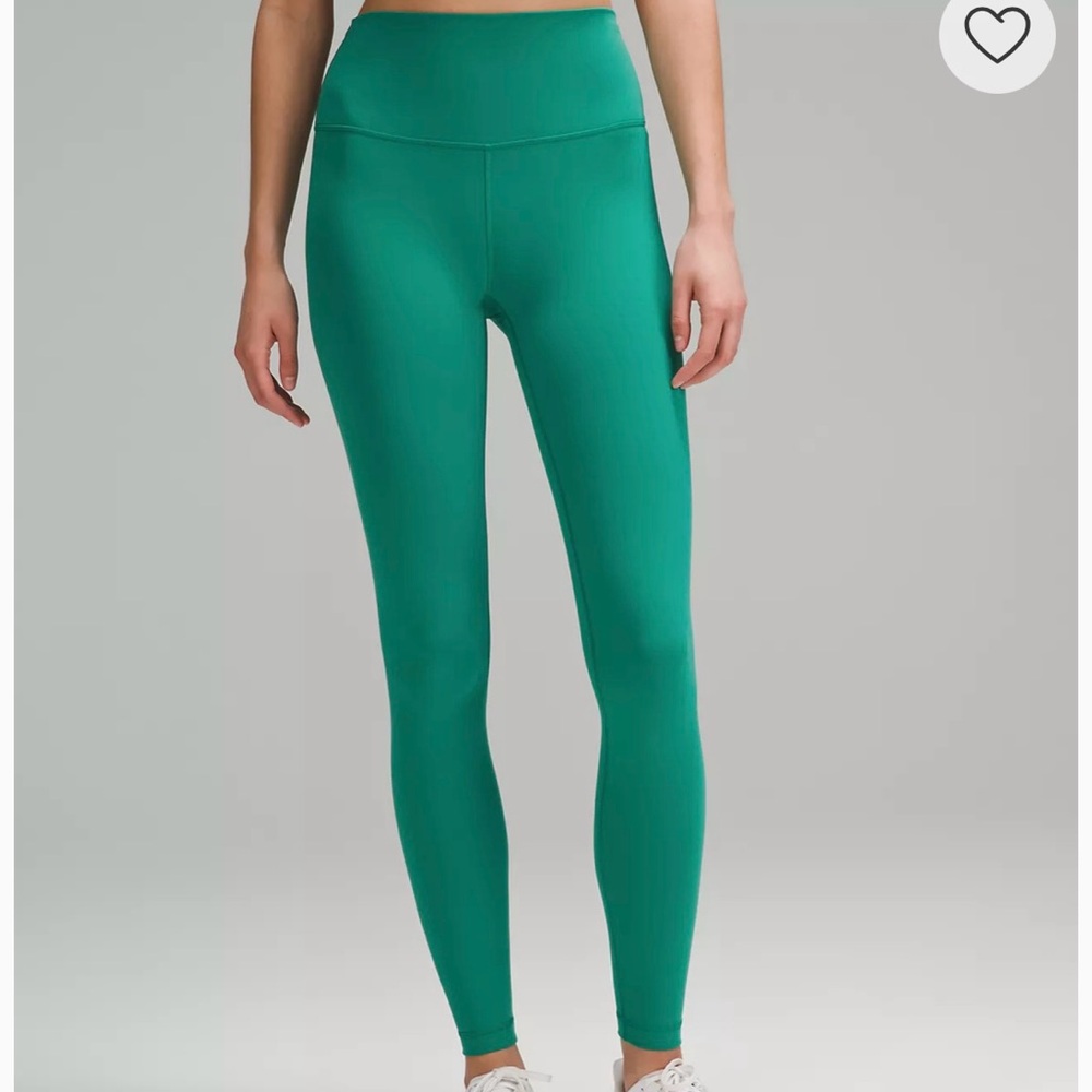 Lululemon Wunder Train High-Rise Tight 28” Green size 6